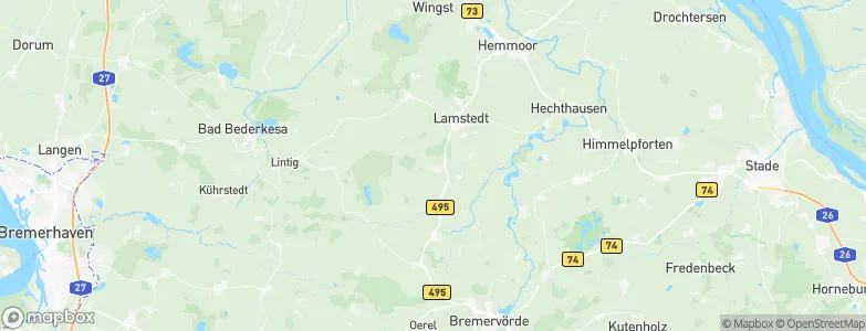 Armstorf, Germany Map
