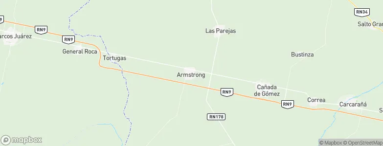 Armstrong, Argentina Map