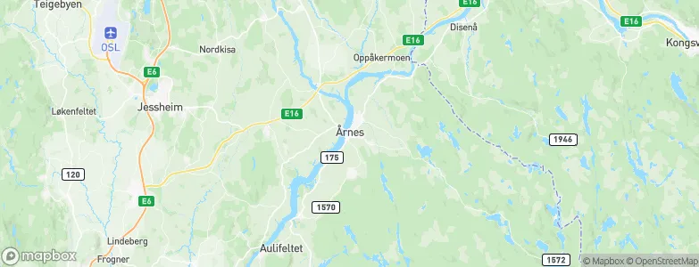 Årnes, Norway Map