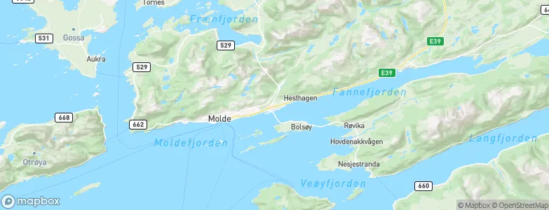 Årø, Norway Map