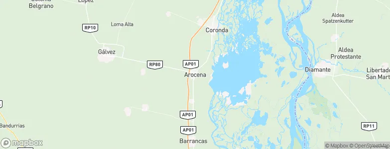 Arocena, Argentina Map