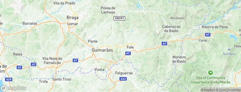 Arões, Portugal Map