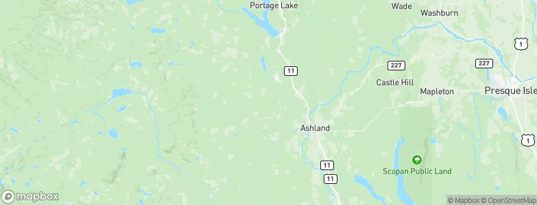 Aroostook County, United States Map