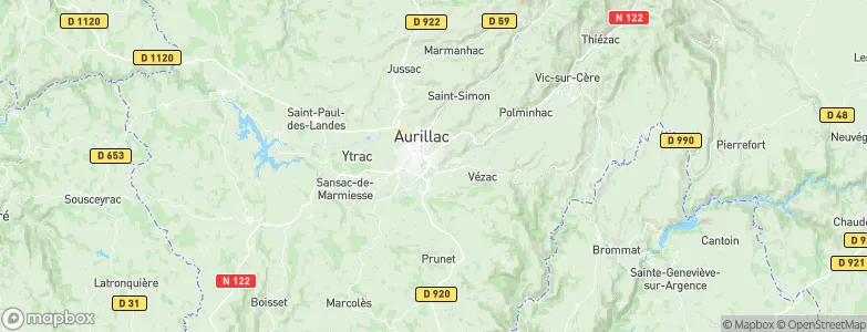 Arpajon-sur-Cère, France Map