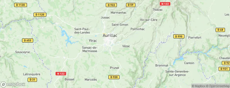 Arpajon-sur-Cère, France Map
