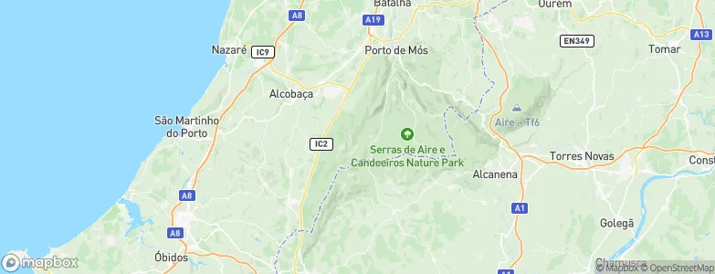 Arrabal, Portugal Map