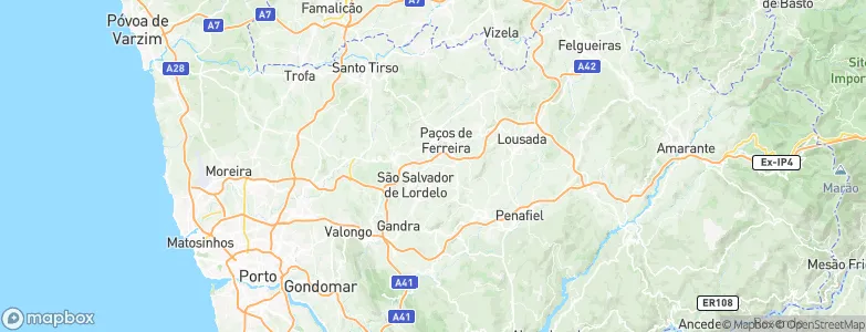 Arreigada, Portugal Map