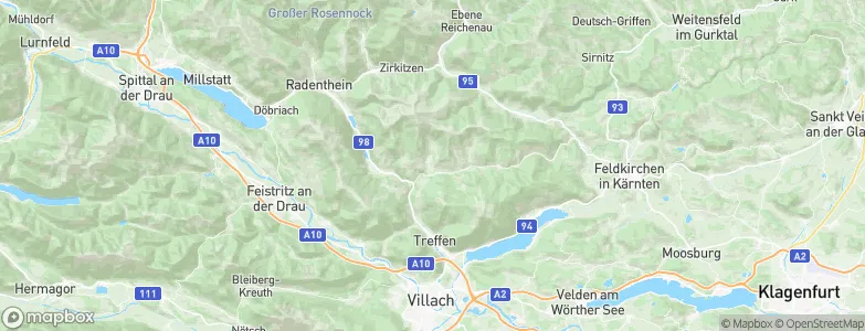 Arriach, Austria Map