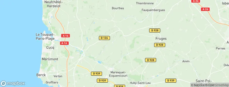 Arrondissement de Montreuil, France Map