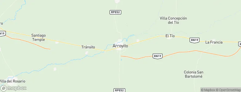 Arroyito, Argentina Map