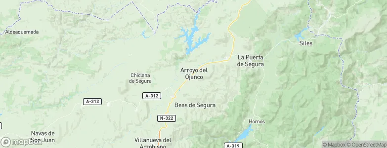 Arroyo del Ojanco, Spain Map