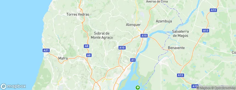 Arruda dos Vinhos, Portugal Map