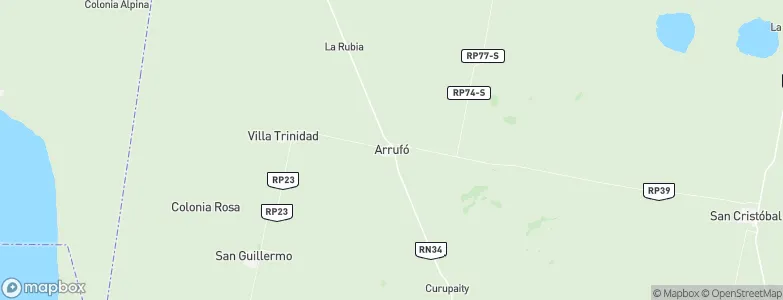Arrufó, Argentina Map