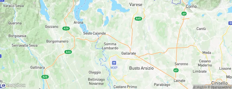 Arsago Seprio, Italy Map