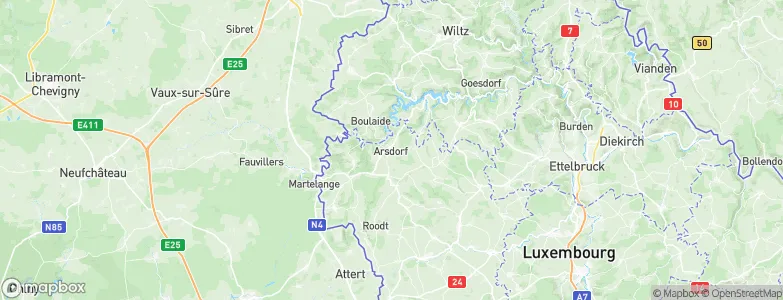 Arsdorf, Luxembourg Map