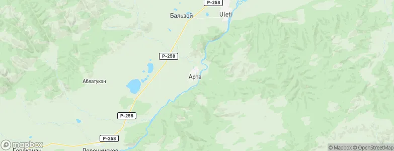 Arta, Russia Map