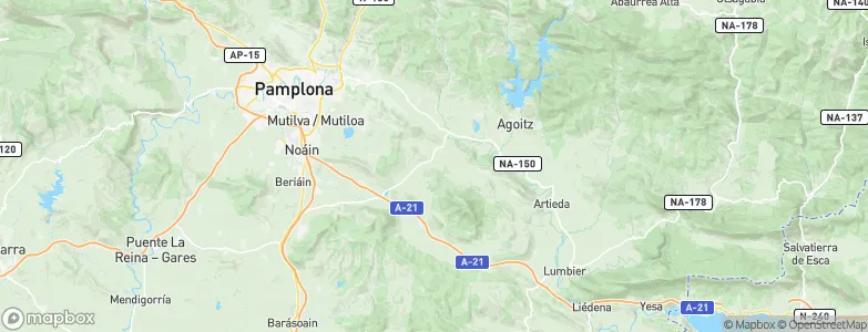 Artaiz, Spain Map
