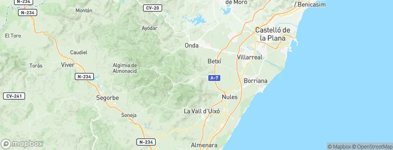 Artana, Spain Map