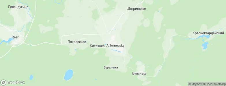 Artëmovskiy, Russia Map