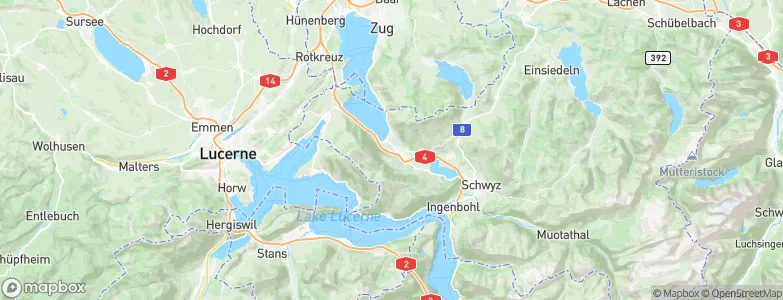 Arth, Switzerland Map
