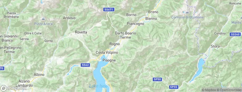 Artogne, Italy Map