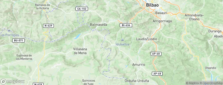Artziniega, Spain Map
