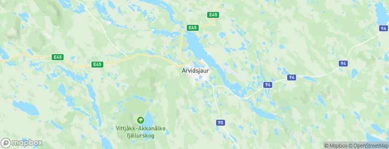 Arvidsjaur, Sweden Map