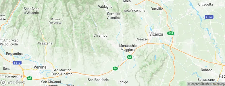 Arzignano, Italy Map