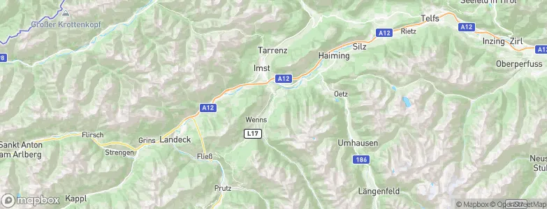 Arzl im Pitztal, Austria Map
