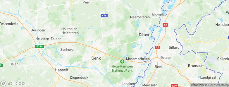 As, Belgium Map