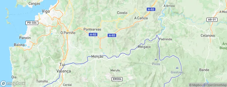 As Neves, Spain Map