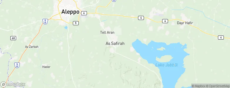 As Safīrah, Syria Map