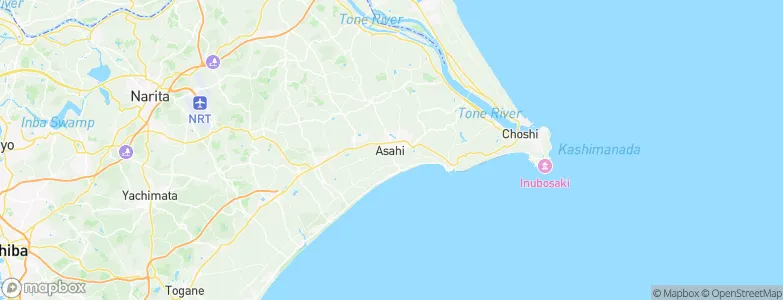 Asahi, Japan Map