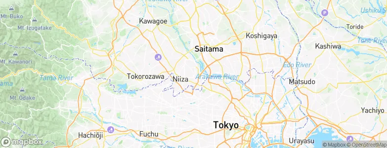 Asaka, Japan Map