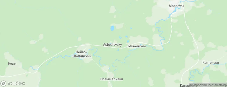 Asbestovskiy, Russia Map