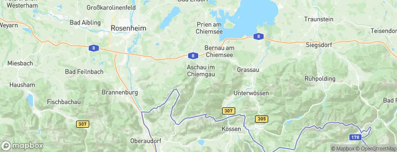 Aschau im Chiemgau, Germany Map