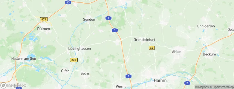 Ascheberg, Germany Map