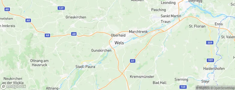 Aschet, Austria Map