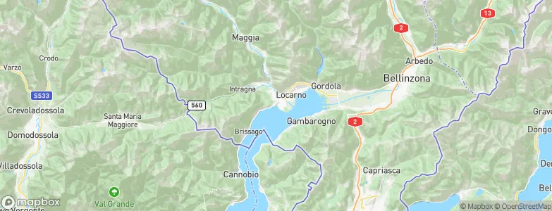 Ascona, Switzerland Map