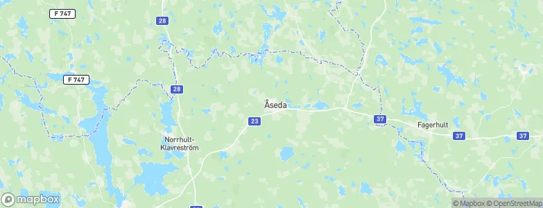 Åseda, Sweden Map