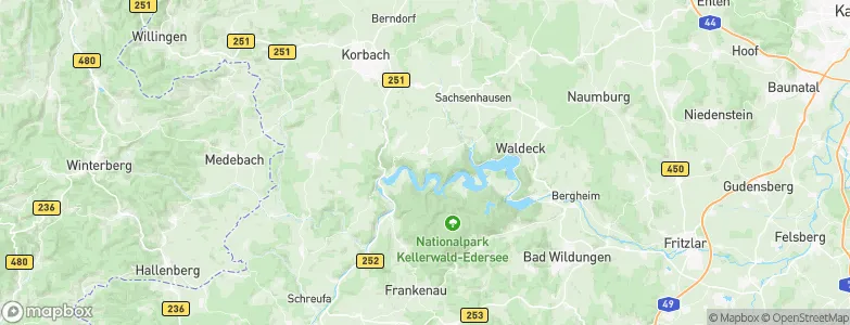Asel, Germany Map