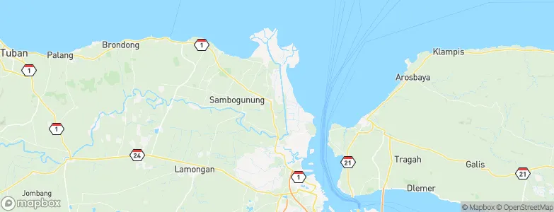 Asemanis, Indonesia Map