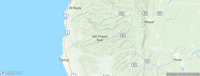 Ash Shaykh Badr, Syria Map