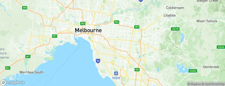 Ashburton, Australia Map