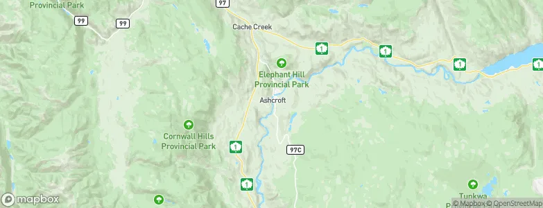 Ashcroft, Canada Map