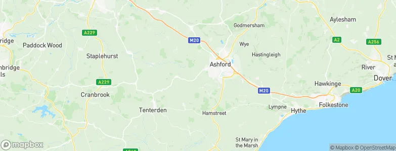 Ashford, United Kingdom Map