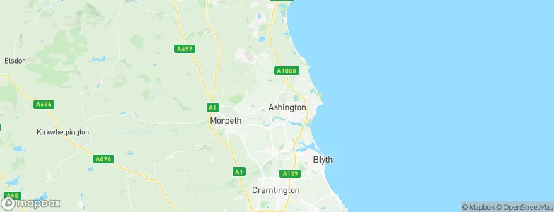 Ashington, United Kingdom Map