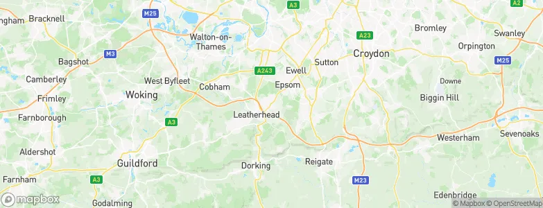 Ashtead, United Kingdom Map