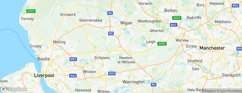 Ashton in Makerfield, United Kingdom Map