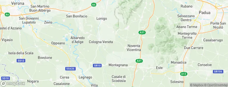Asigliano Veneto, Italy Map